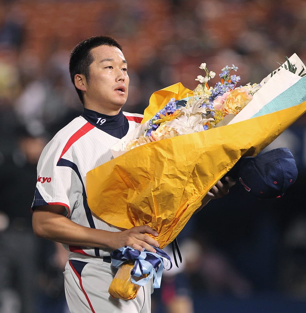 石川雅規選手 2010年