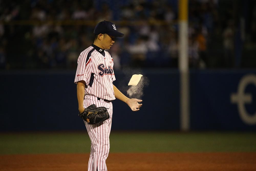 石川雅規選手 2014年