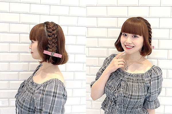 ミディアムヘアアレンジ