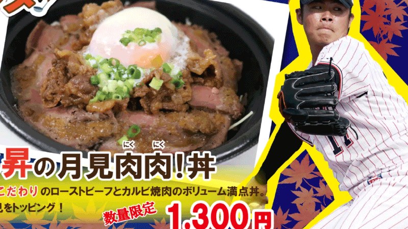 清水昇の月見肉肉！丼