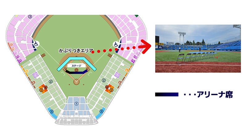 アリーナ席