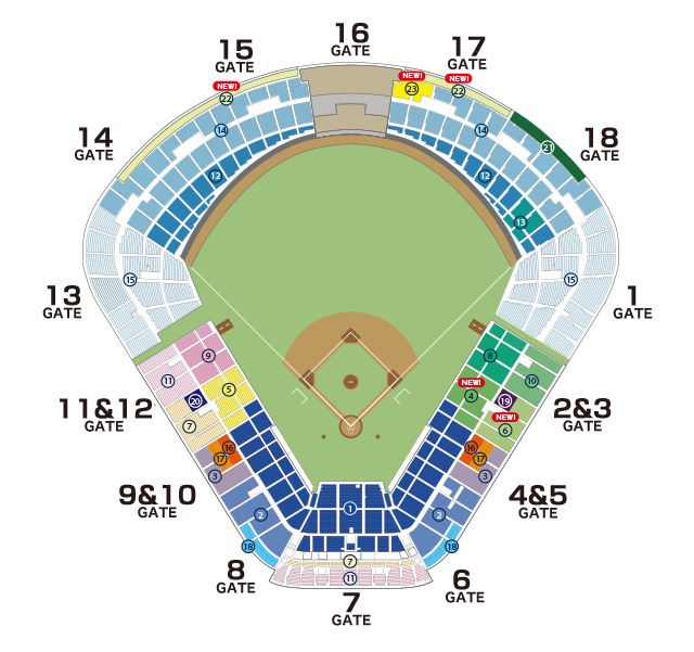 Tokyo Dome Giants Seating Chart