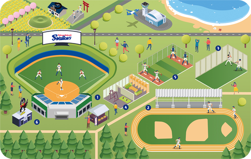 西都原運動公園野球場　地図